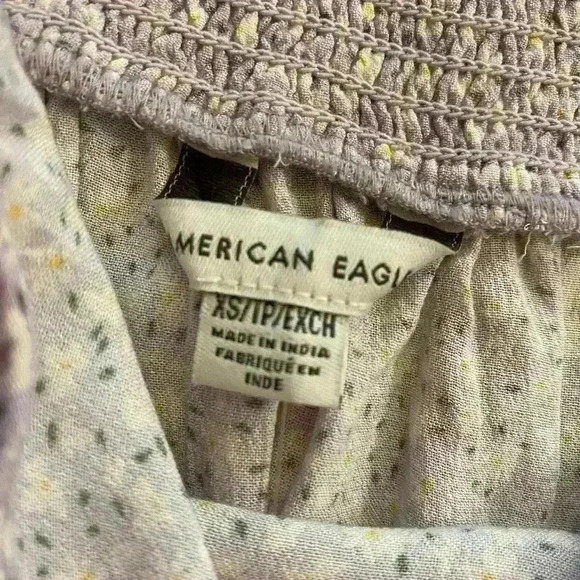 American Eagle Women’s purple daisies elastic waist mini skirt XS-S New - Picture 5 of 9